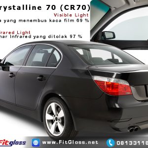 Contoh Mobil Dipasang Kaca Film 3M Crystalline 70% CR70
